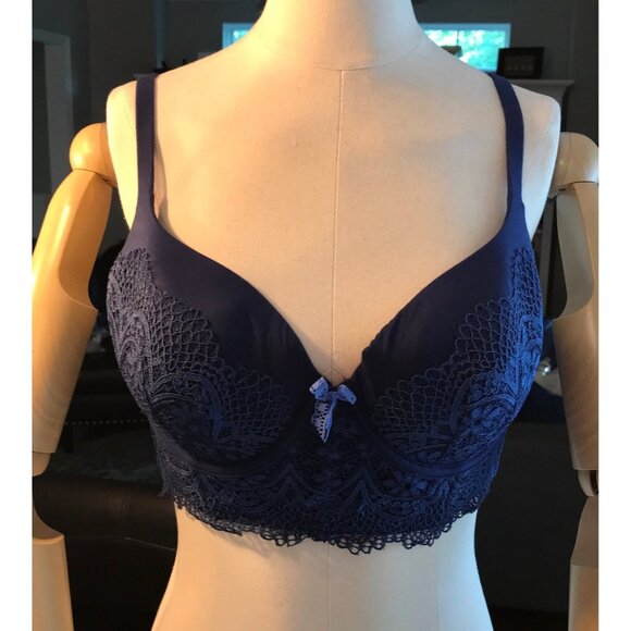 Victoria's Secret deep blue “body by Victoria “ size 34D - Picture 1 of 5